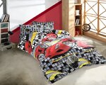 Parure de lit rouge SPEED 140 x 200 cm