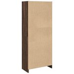vidaXL Bibliothèque chêne marron 57x28 5x141 cm bois d'ingénierie