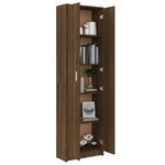 vidaXL Garde-robe couloir Chêne marron 55x25x189 cm Bois d'ingénierie