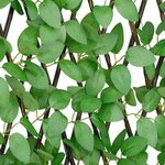 vidaXL Treillis de lierre artificiel extensible 5 Pièces vert 180x65 cm