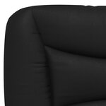 vidaXL Cadre de lit avec LED sans matelas noir 180x200 cm