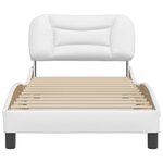 vidaXL Cadre de lit sans matelas blanc 90x190 cm similicuir