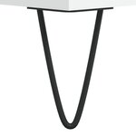 vidaXL Meuble TV blanc 102x36x50 cm bois d'ingénierie