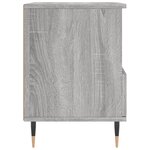 vidaXL Table de chevet sonoma gris 40x35x50 cm bois d’ingénierie