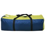 vidaXL Tente de camping pour 6 personnes bleu et jaune