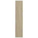vidaXL Armoire à chaussures murale chêne Sonoma bois d'ingénierie