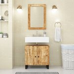 vidaXL Meuble d'évier 62x33x58 cm bois de manguier et d'ingénierie