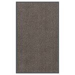 vidaXL Paillasson touffeté 90x150 cm Marron foncé