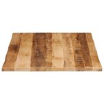 vidaXL Dessus de table bord vivant 100x80x2 5 cm bois de manguier brut