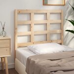 vidaXL Tête de lit 105 5x4x100 cm Bois massif de pin