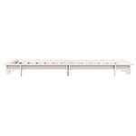 vidaXL Cadre de lit sans matelas blanc 100x200 cm bois de pin massif