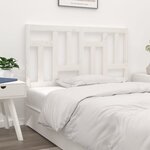 vidaXL Tête de lit Blanc 205 5x4x100 cm Bois massif de pin