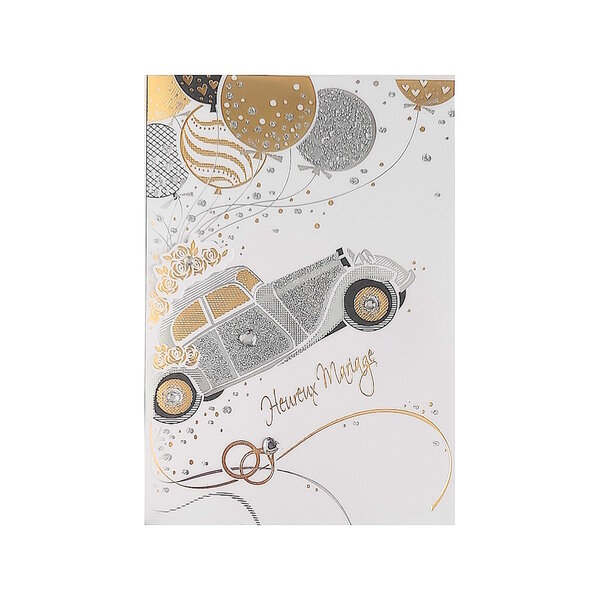 Carte de voeux - mariage - heureux mariage