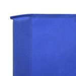 vidaXL Paravent 5 panneaux Tissu 600 x 160 cm Bleu azuré