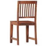 vidaXL Chaises à manger lot de 2 bois solide de manguier
