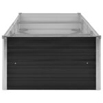 vidaXL Lit surélevé de jardin Anthracite 240x80x45 cm Acier galvanisé