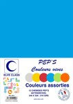 Pqt de 12 Chemises 210 g 240 x 320 mm PEP'S Coloris Vifs Assorties ELVE