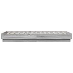 vidaXL Cadre de lit sans matelas avec lumières LED 75x190 cm