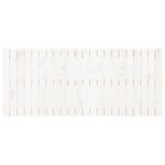 vidaXL Tête de lit murale Blanc 140x3x60 cm Bois massif de pin