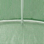 vidaXL Serre avec cadre en acier vert 110 m² 22x5x2 3 m