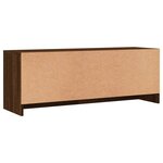 vidaXL Meuble TV chêne marron 102x30x37 5 cm bois d'ingénierie