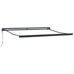 vidaXL Store Rétractable Automatique Blanc 350x250 cm