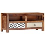 vidaXL Meuble TV 90x30x40 cm Bois solide
