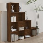 vidaXL Armoire à livres Chêne marron 155x24x160 cm