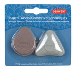 DERWENT - Lot de 2 gommes ergonomiques