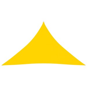 Vidaxl voile de parasol tissu oxford triangulaire 3x3x4 24 m jaune