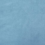 vidaXL Tabouret de rangement rond Bleu clair Velours