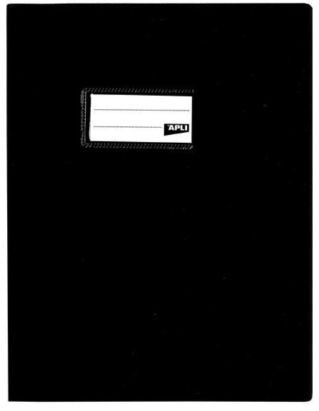 Protege Cahier Pvc 19/100 17X22 Noir