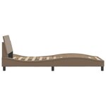 vidaXL Cadre de lit sans matelas cappuccino 80x200 cm similicuir