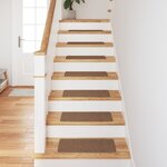 Tapis de marche vidaXL avec dossier en latex Jaune 25x60 cm