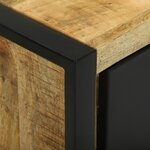 vidaXL Meuble sous lavabo 55x35x60 cm Bois massif en manguier brut
