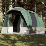 vidaXL Tente de camping tunnel 3 personnes vert imperméable