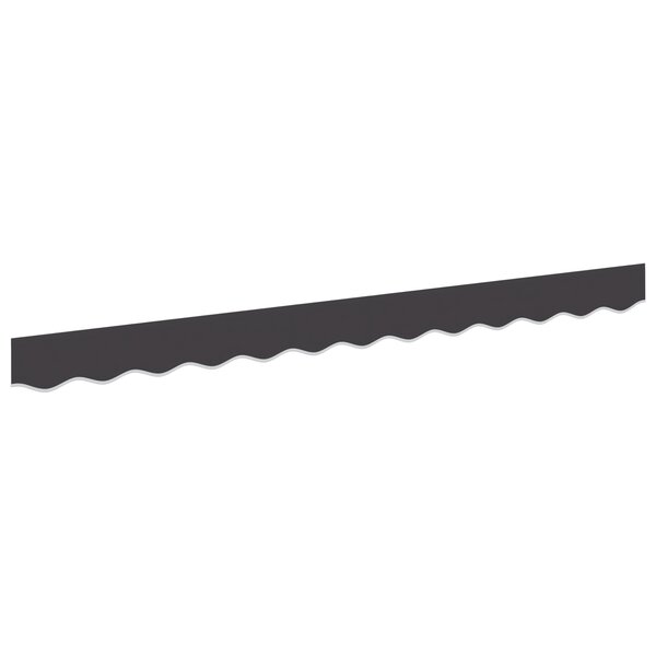 vidaXL Valance d'auvent pour cadre de 2 5 m anthracite 2 3x0 2 m