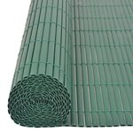 vidaXL Clôture de jardin Double face PVC 90 x 500 cm Vert