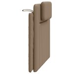 vidaXL Coussin de tête de lit cappuccino 100 cm similicuir