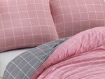 Parure de lit rose TRENDY 260 x 240 cm
