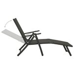 Salon de jardin meuble d'extérieur ensemble de mobilier 3 pièces textilène et aluminium noir 02_0016066
