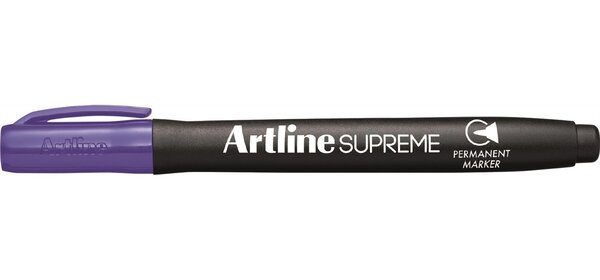 Marqueur 'supreme epf-700' permanent indélébile pointe conique 1 mm violet artline