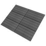 vidaXL Dalles WPC 60x30 cm 6 Pièces 1m² Gris