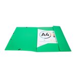 Chemise À Élastiques 3 Rabats Pp Opak - A4 - Vert Clair - X 50 - Exacompta