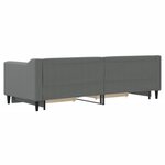 vidaXL Lit de jour avec gigogne et tiroirs sans matelas 80x200 cm