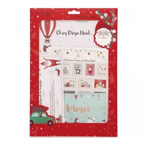 Kit de Noël 'écrire sa lettre au Père Noël'