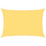 vidaXL Voile d'ombrage 160 g/m² Beige 2 5x4 m PEHD