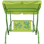 vidaXL Siège balançoire pour enfants vert