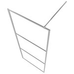 vidaXL Paroi de douche à l'italienne à verre ESG transparent 80x195 cm
