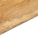 vidaXL Dessus de table 100x70x3 8cm rectangulaire bois massif manguier